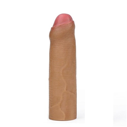 Nature Extender 4.5 cm Dolgulu Premium Silikon Sünnetsiz Melez Penis Kılıfı (Ürün Kodu: LV4212B)