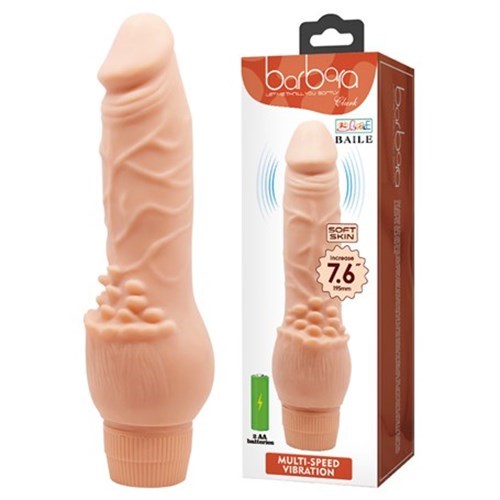 Yumuşak Gerçekçi Titreşimli Vibratör 19.5cm