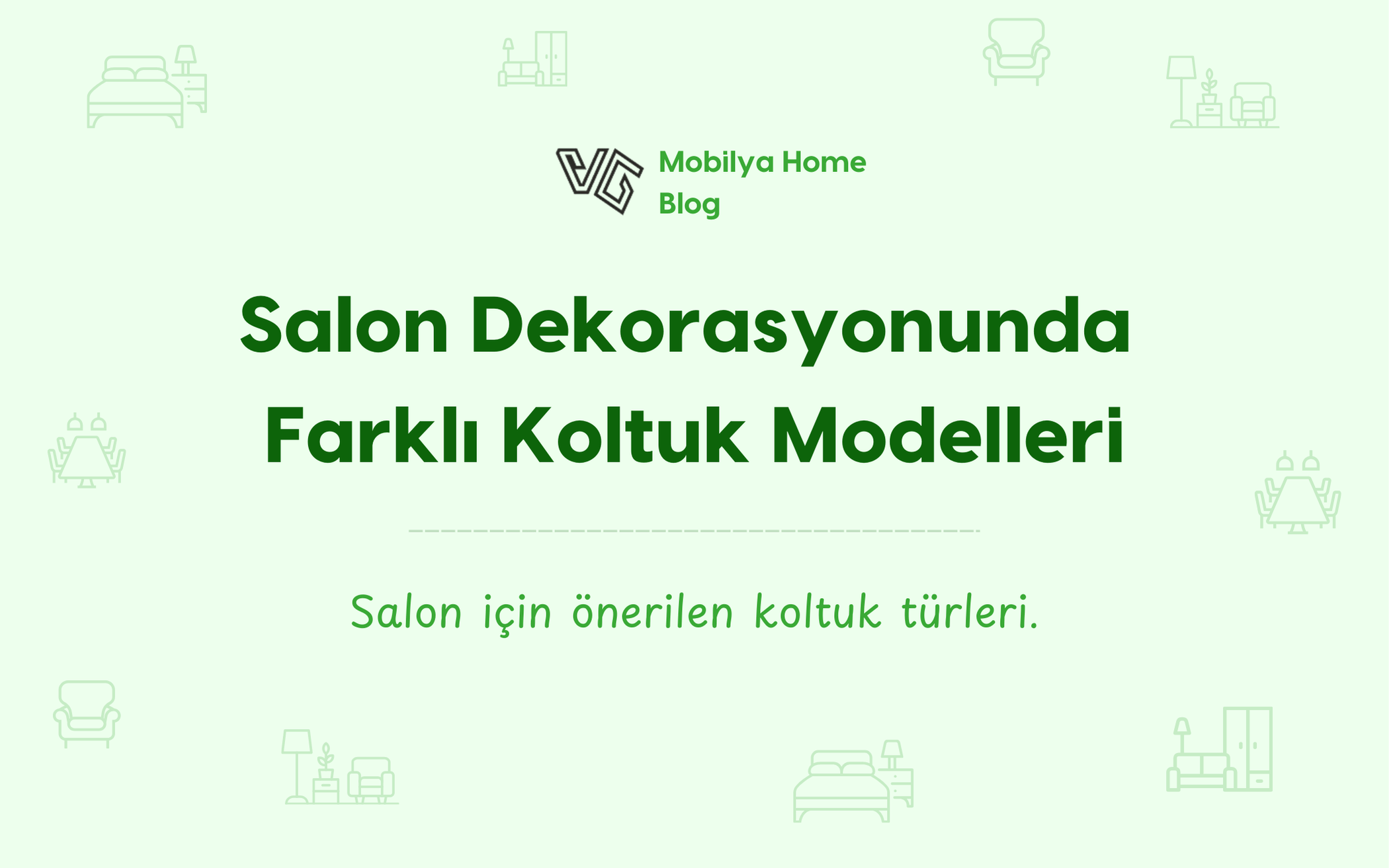 Salon Dekorasyonunda Farklı Koltuk Modelleri
