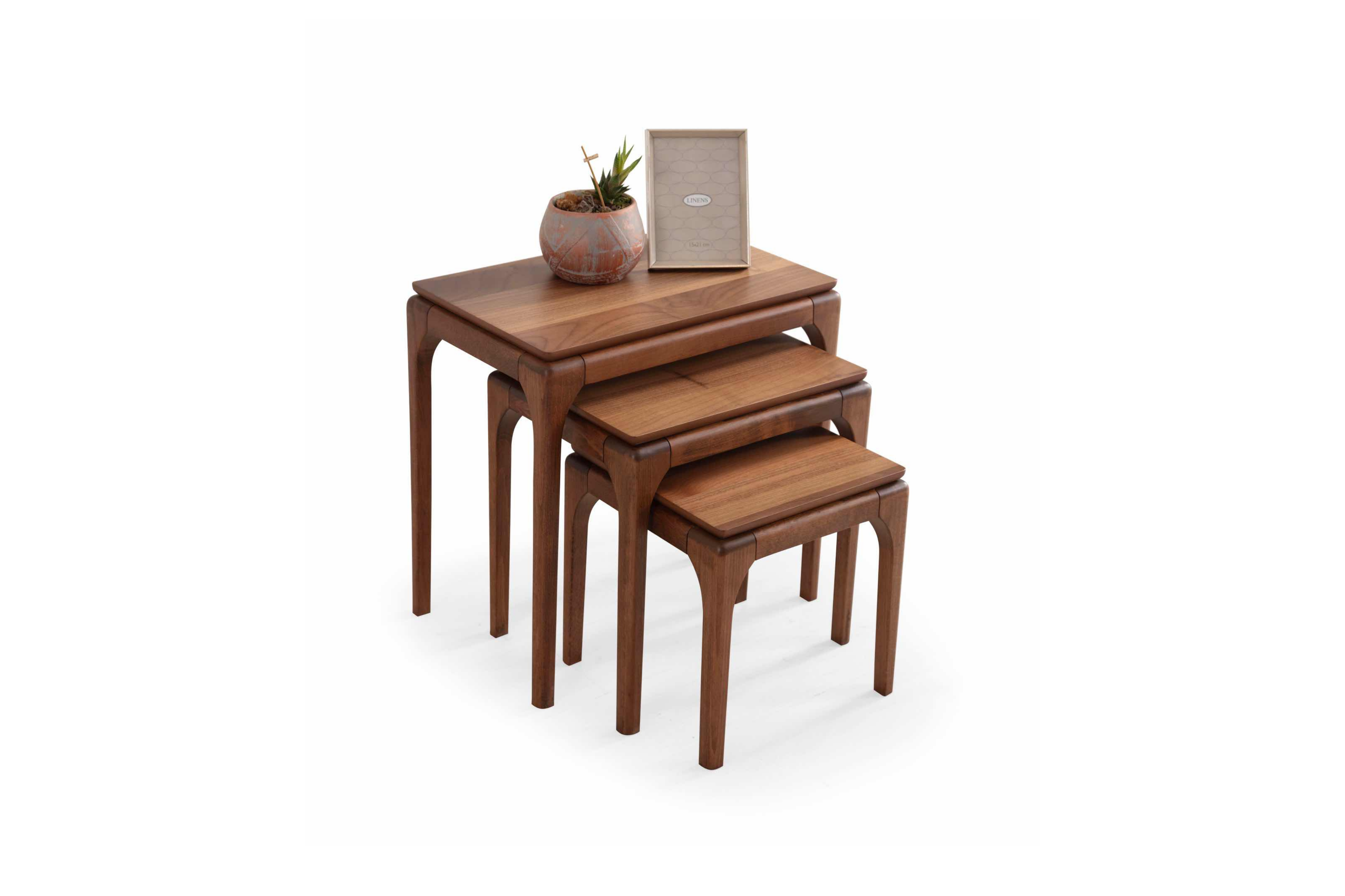 BONGO WALNUT ZİGON SEHPA