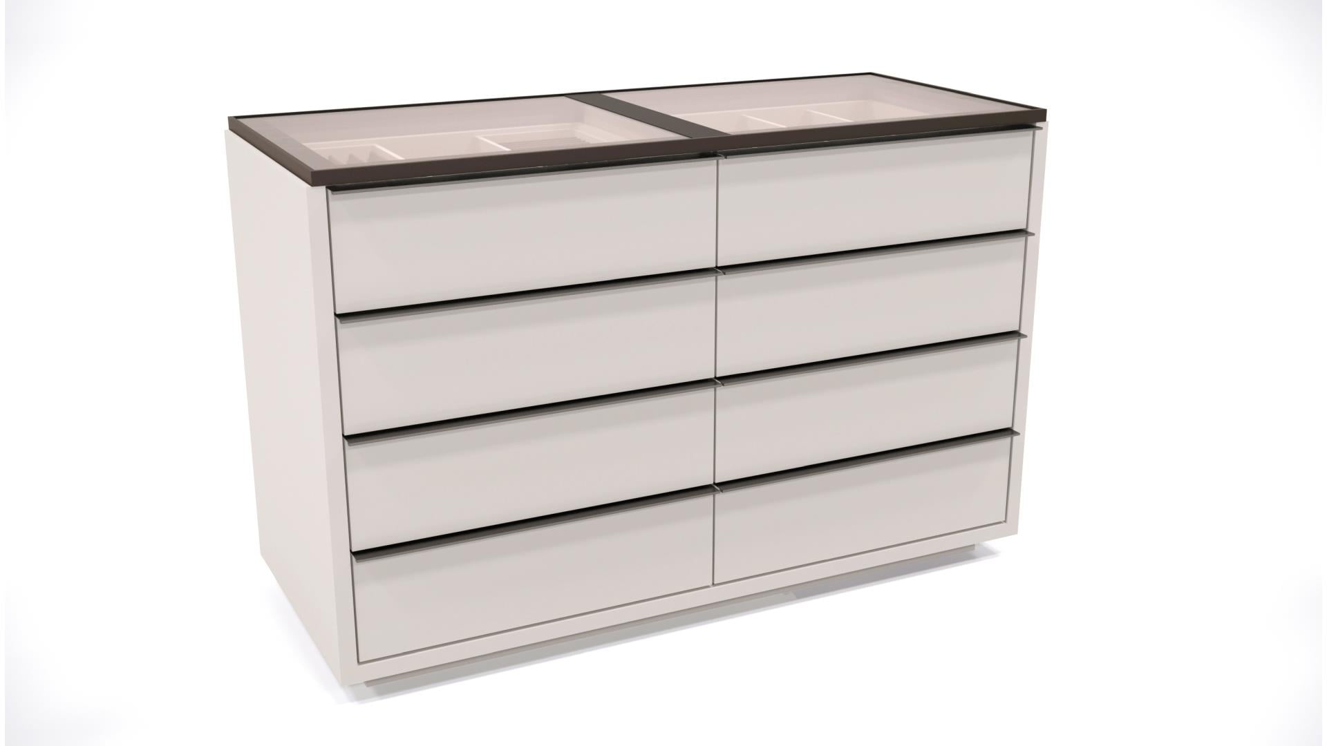 DRESS 120 CM ADA ŞİFONYER 8 CEKMECELİ