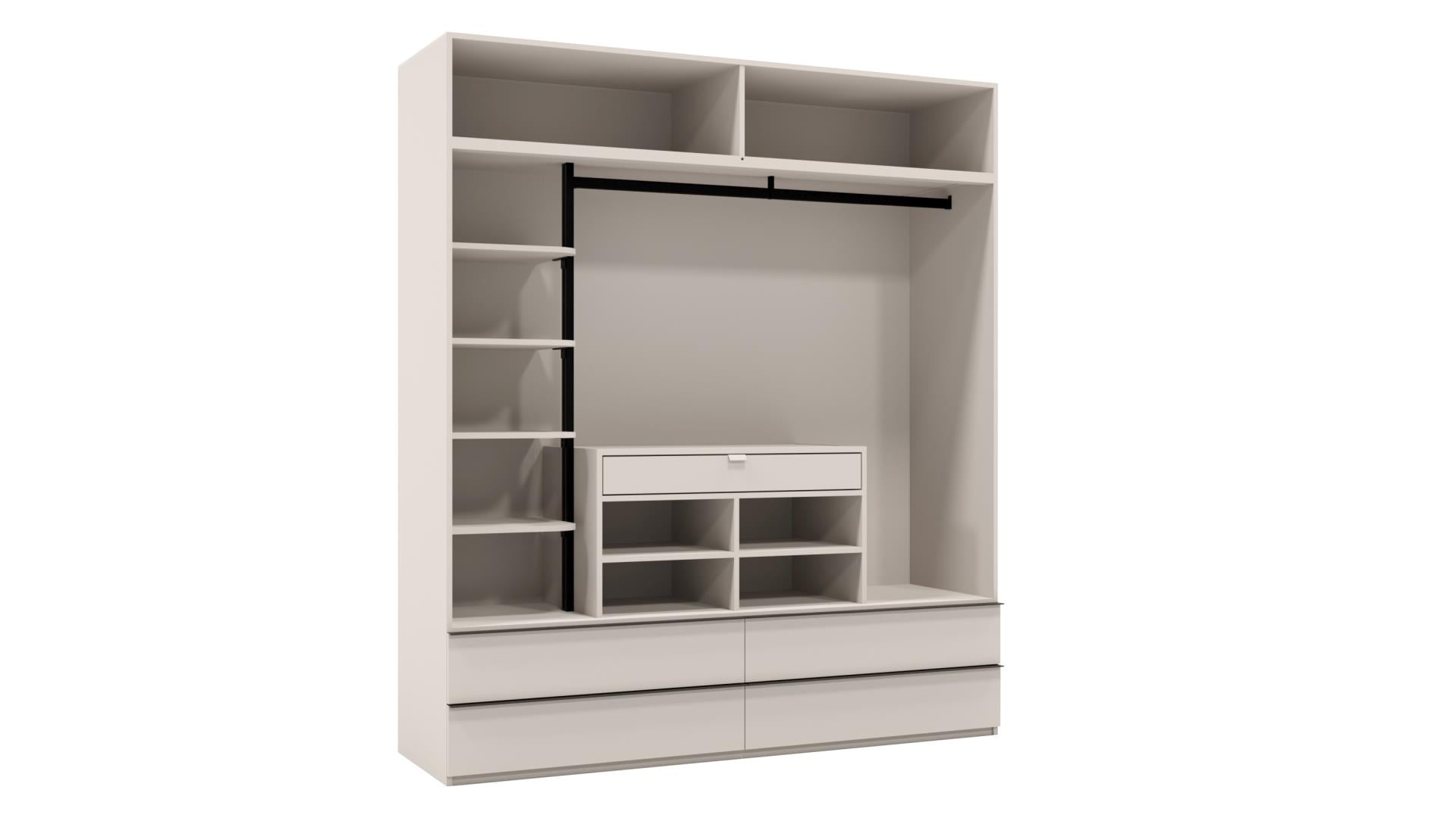 DRESS M-70 200 CM MODÜL ÇEKMECELİ AKORDİYON SİSTEMLİ