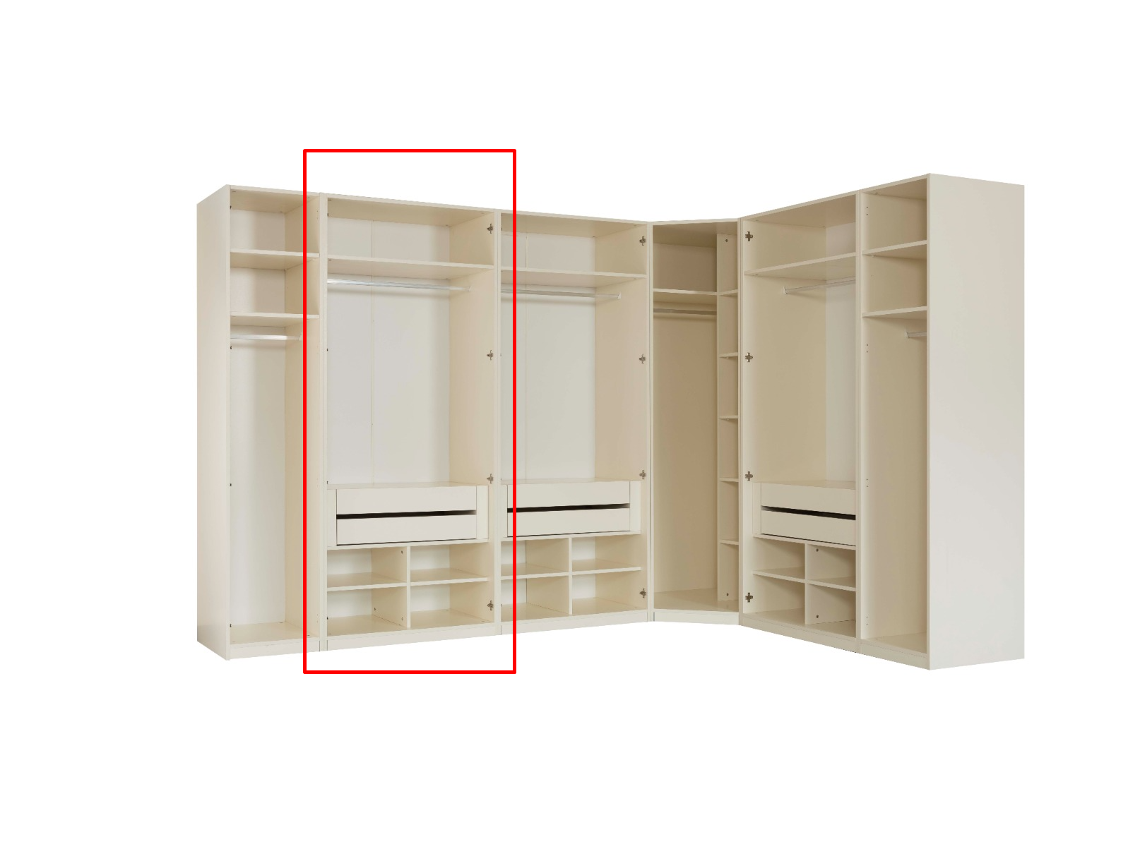 MERKÜR 2 KAPAKLI AHŞAP MODÜL