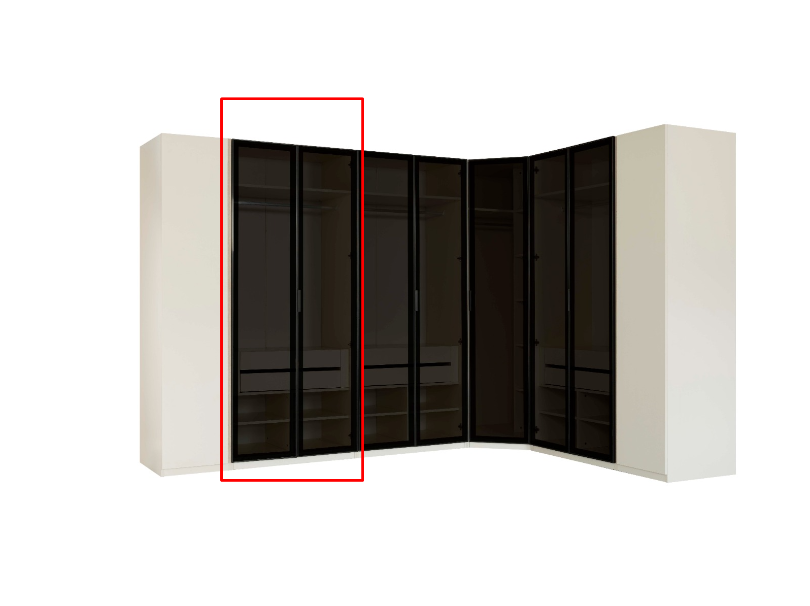 MERKÜR 2 KAPAKLI CAMLI MODÜL