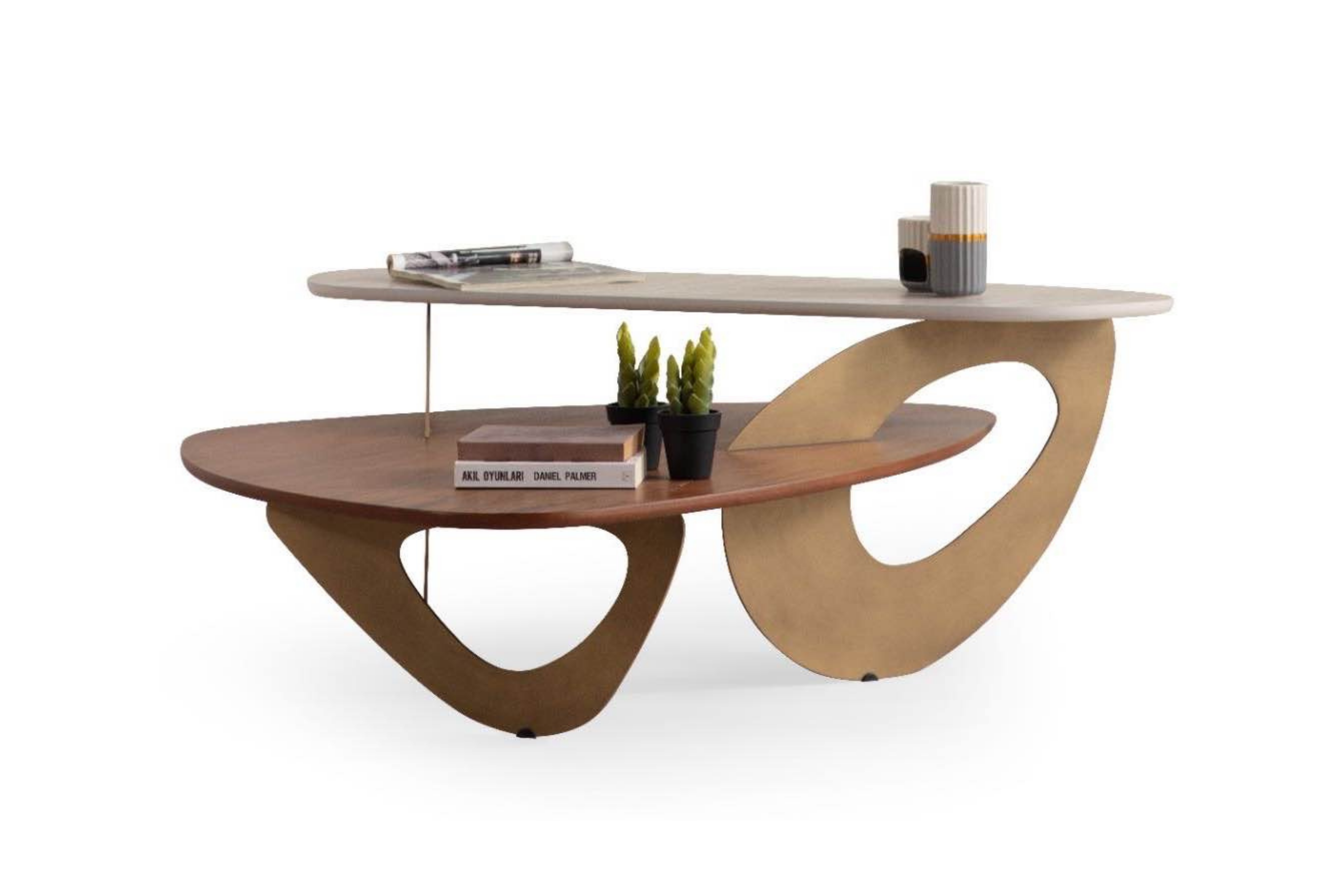 SOLİD TRAVERTİNE ORTA SEHPA