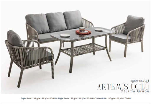 ARTEMİS ÜÇLÜ BAHÇE TAKIMI