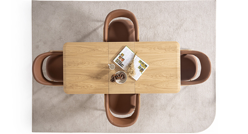 BALTİMORE MEŞE MASA TAKIMI