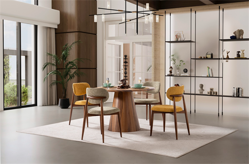 BASEL CEVİZ MASA TAKIMI