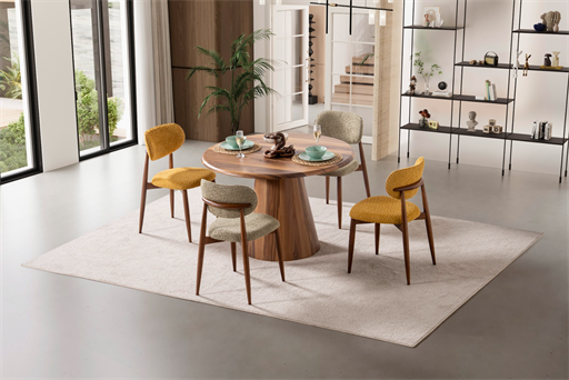 BASEL CEVİZ MASA TAKIMI