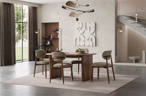 BELEN CEVİZ MASA TAKIMI