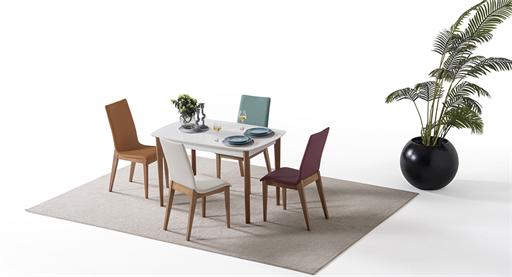 BOSTON CEVİZ MASA TAKIMI