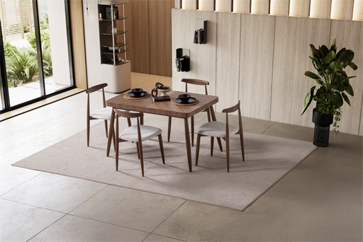 BURGAZ CEVİZ MASA TAKIMI