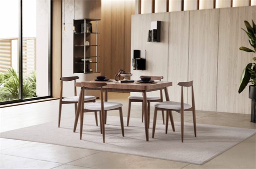 BURGAZ CEVİZ MASA TAKIMI