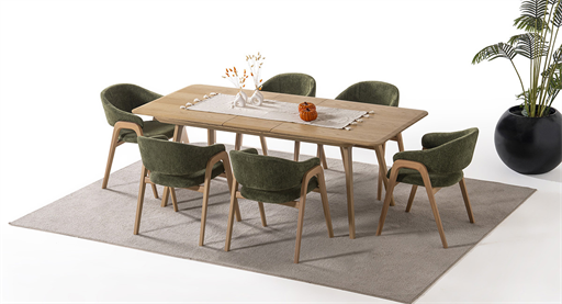 DELAMORE MEŞE MASA TAKIMI