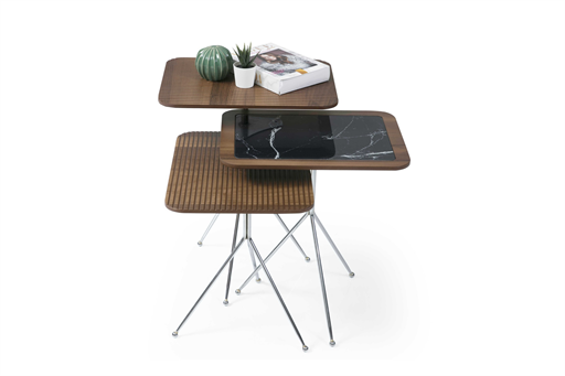 DİAMOND CHROME ZİDON SEHPA