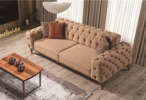 LİLA ÜÇLÜ KOLTUK