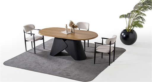 LİNEA SİYAH MASA TAKIMI