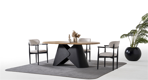 LİNEA SİYAH MASA TAKIMI