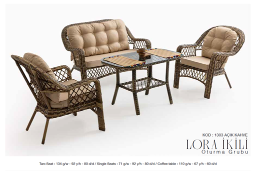 LORA İKİLİ BAHÇE TAKIMI