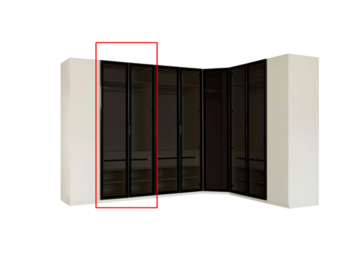 MERKÜR 2 KAPAKLI CAMLI MODÜL