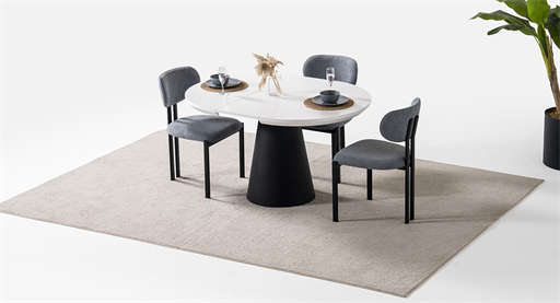 MİLANO BEYAZ MASA TAKIMI