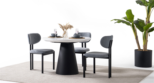 MİLANO BEYAZ MASA TAKIMI