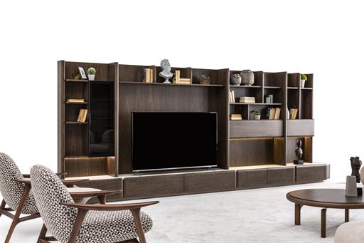 MORPHOSE KİTAPLIKLI DUVAR ÜNİTESİ 