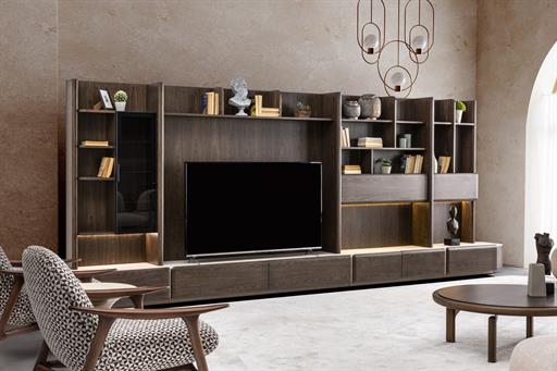 MORPHOSE KİTAPLIKLI DUVAR ÜNİTESİ 