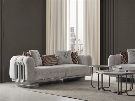 PRADA SİS GRİ KOLTUK TAKIMI