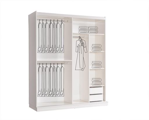 SAVANA 160 CM SÜRGÜLÜ DOLAP