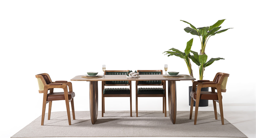 TRİLYE CEVİZ MASA TAKIMI