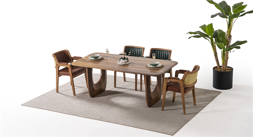 TRİLYE CEVİZ MASA TAKIMI