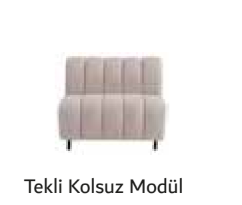 BELİZE TEKLİ KOLSUZ MODÜL