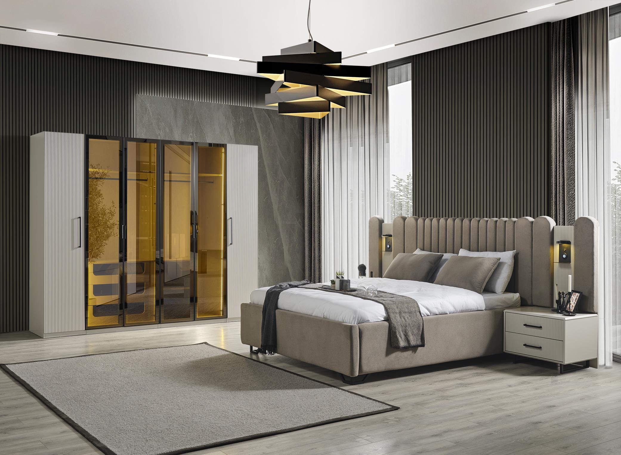 BLACK LİNE YATAK ODASI TAKIMI