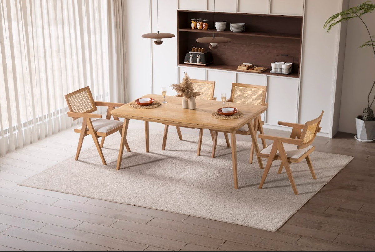 CABİMORE MEŞE MASA TAKIMI