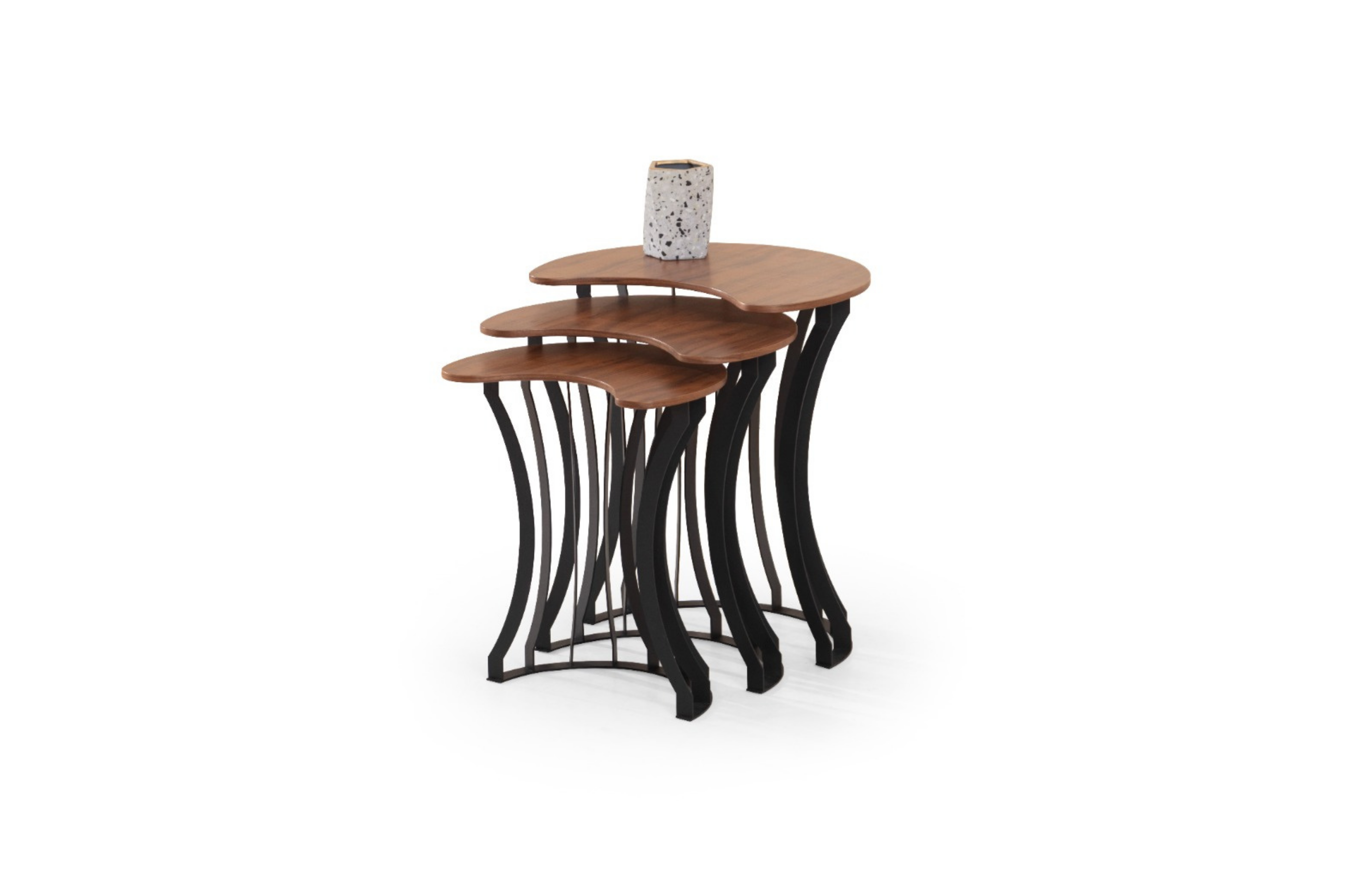 CARMEN BLACK ZİGON SEHPA