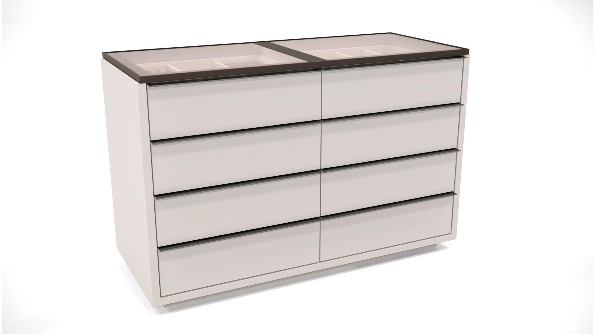 DRESS 120 CM ADA ŞİFONYER 8 CEKMECELİ