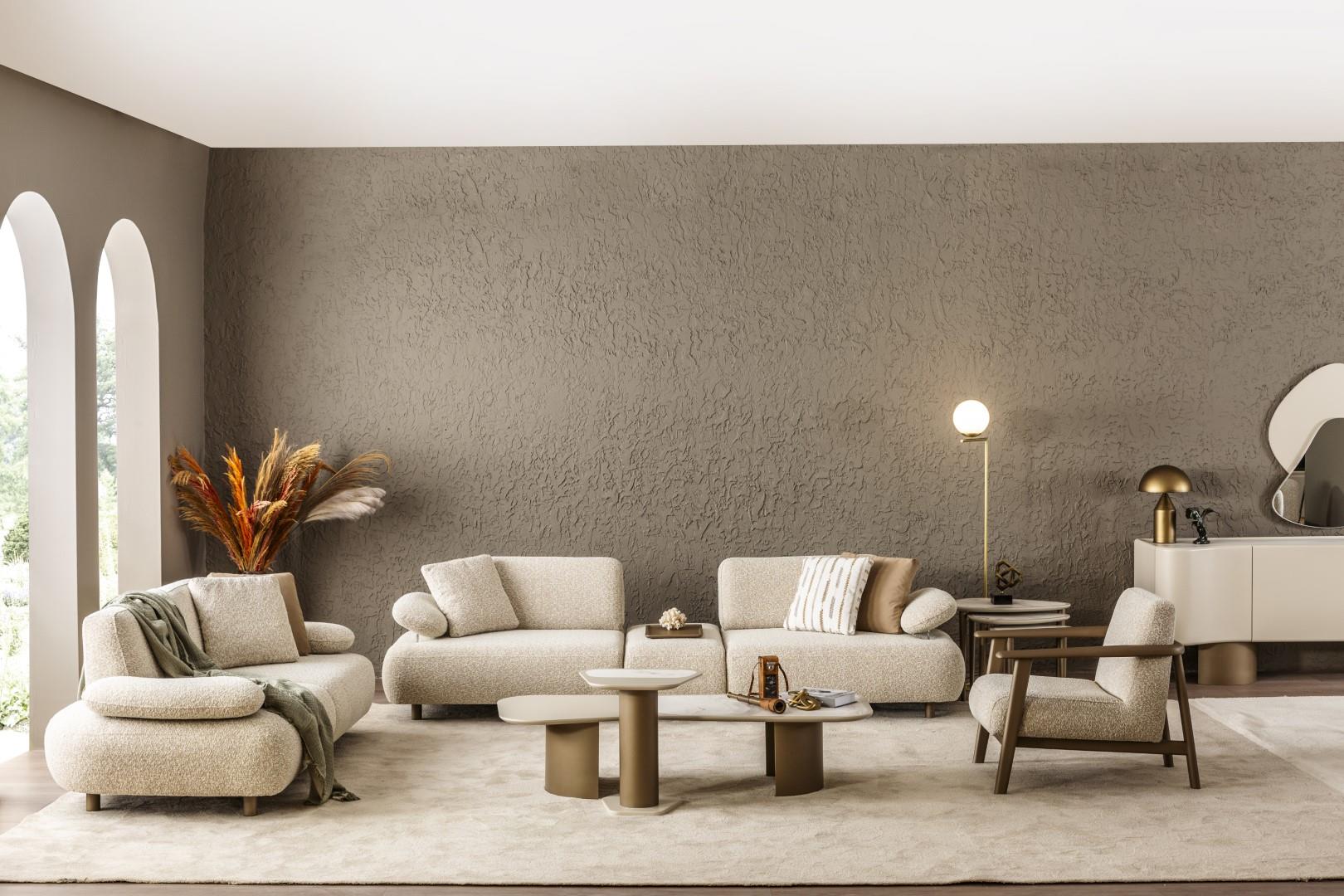 EFES KOLTUK TAKIMI (ÜÇLÜ PUF TEPSİLİ + ÜÇLÜ KOLTUK + BERJER )