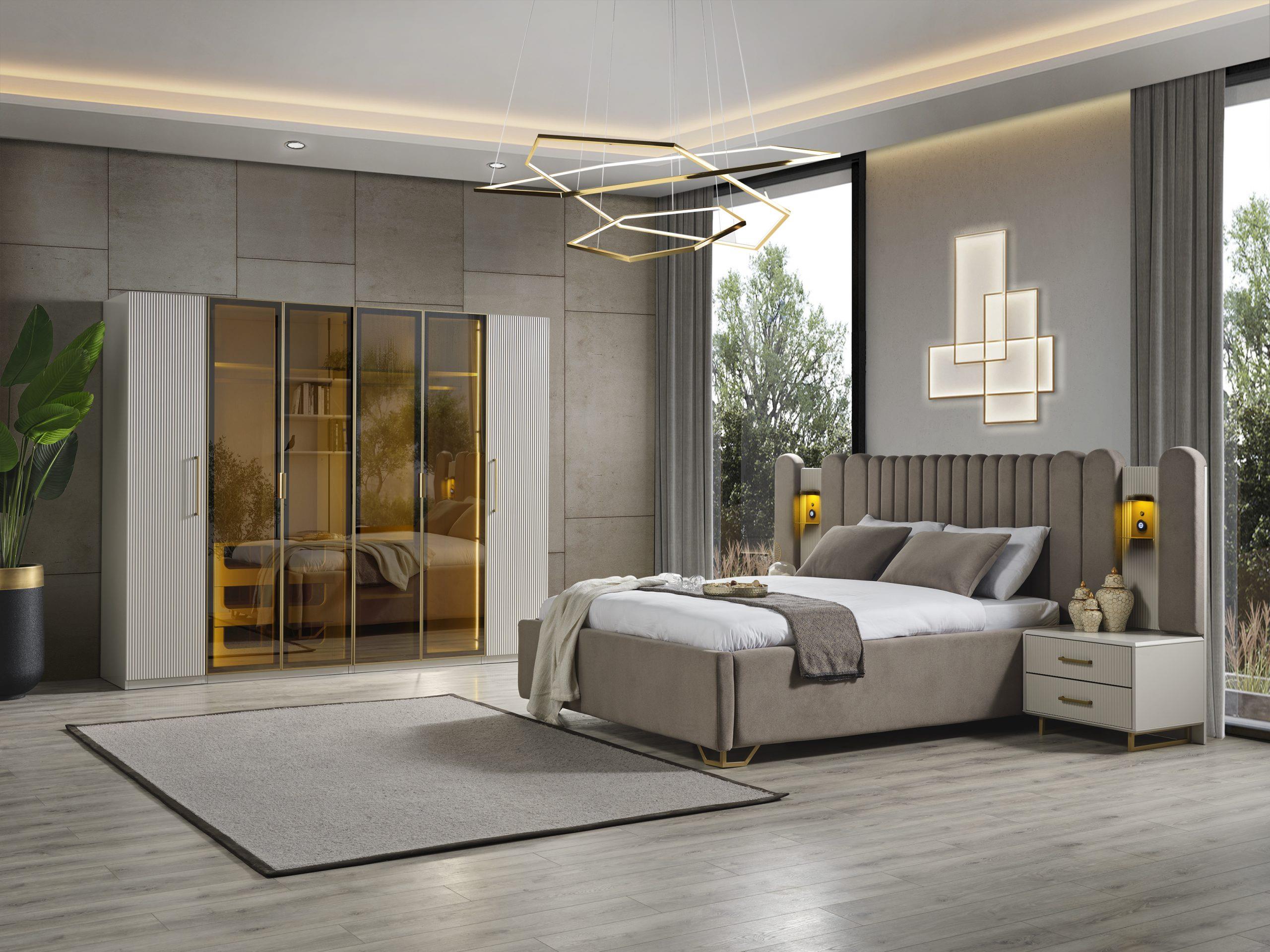 GOLD BLACK LİNE YATAK ODASI TAKIMI