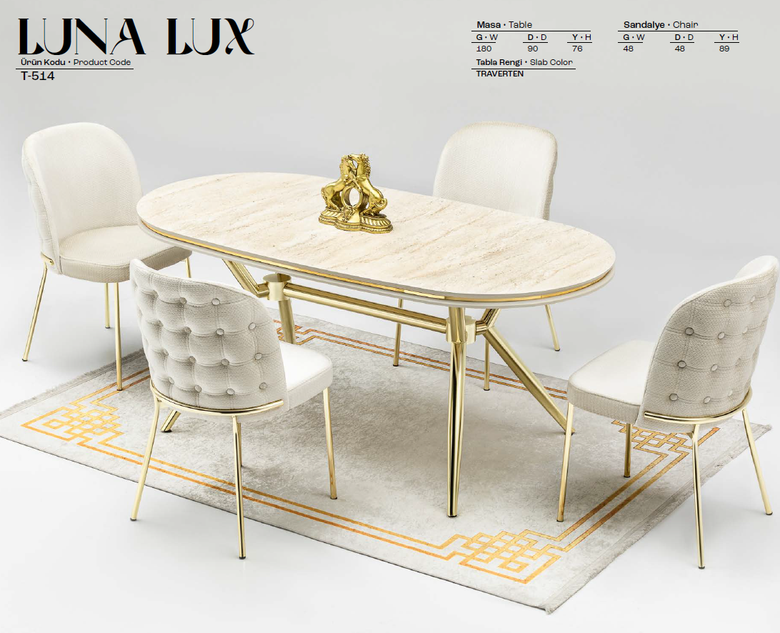 LUNA LÜX MASA TAKIMI