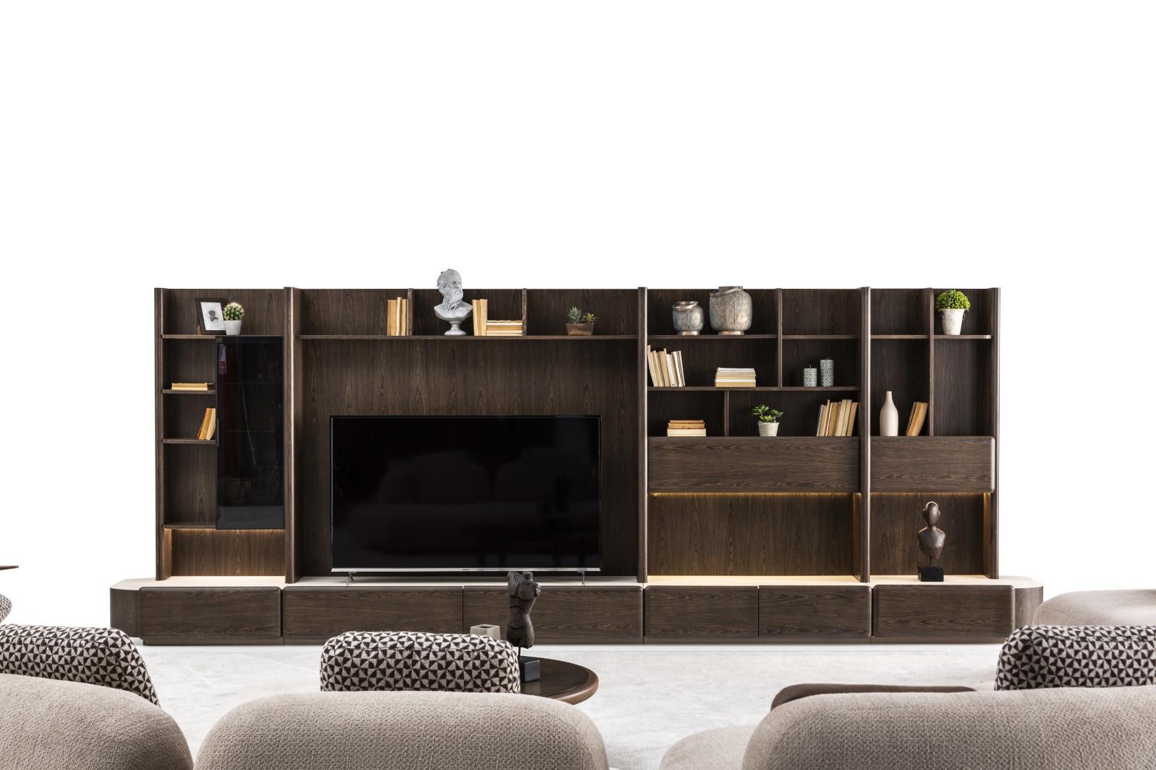 MORPHOSE KİTAPLIKLI DUVAR ÜNİTESİ 