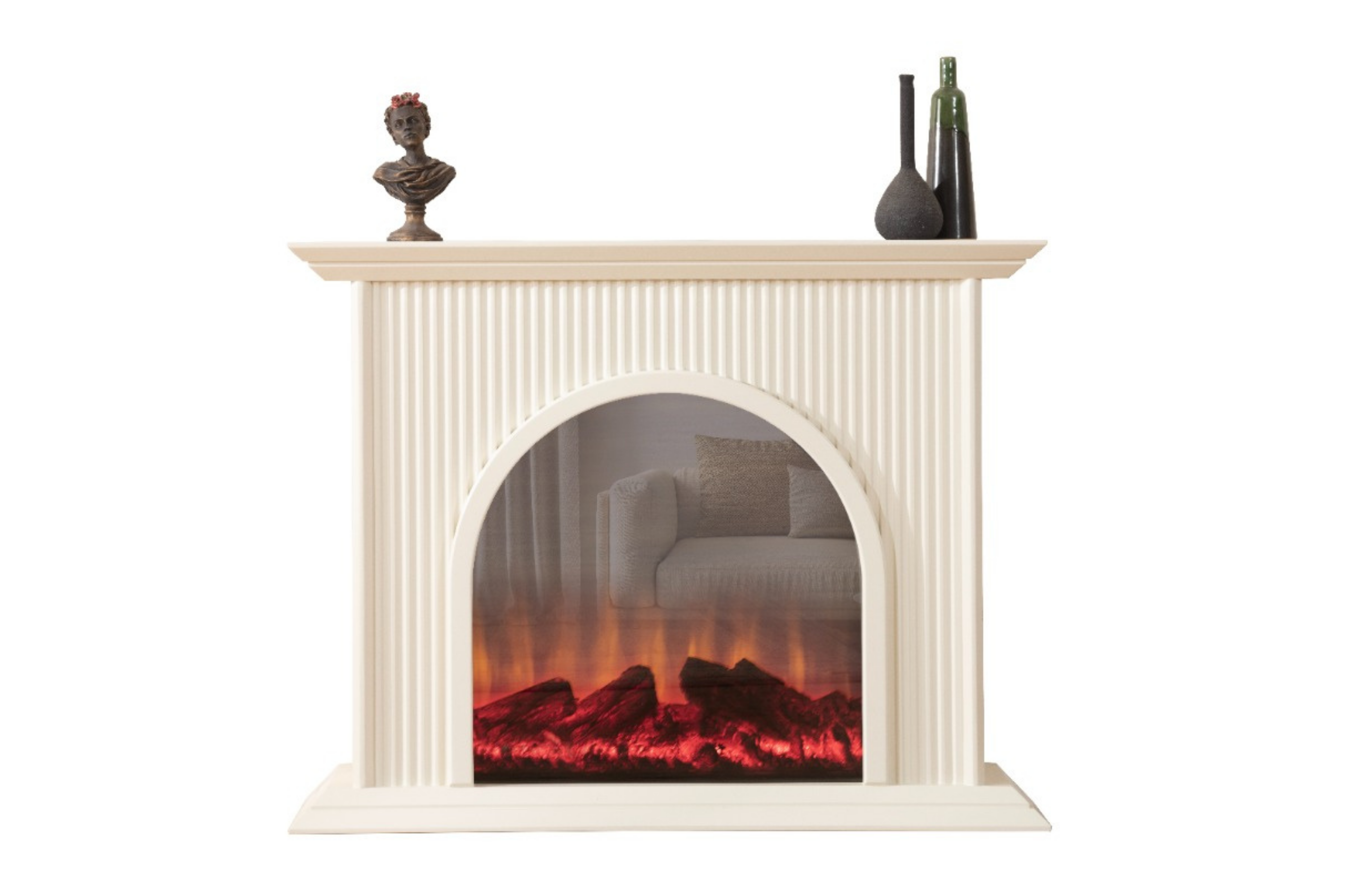 OLİVİA ECRU ŞÖMİNE