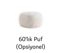 SAN VİTO 60 CM PUF