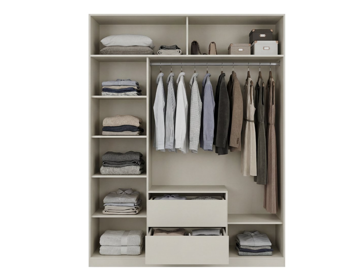 TEBA 174 CM AKORDİYON DOLAP