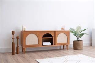 Rustik 140 Cm Tv Kemerli Sehpası