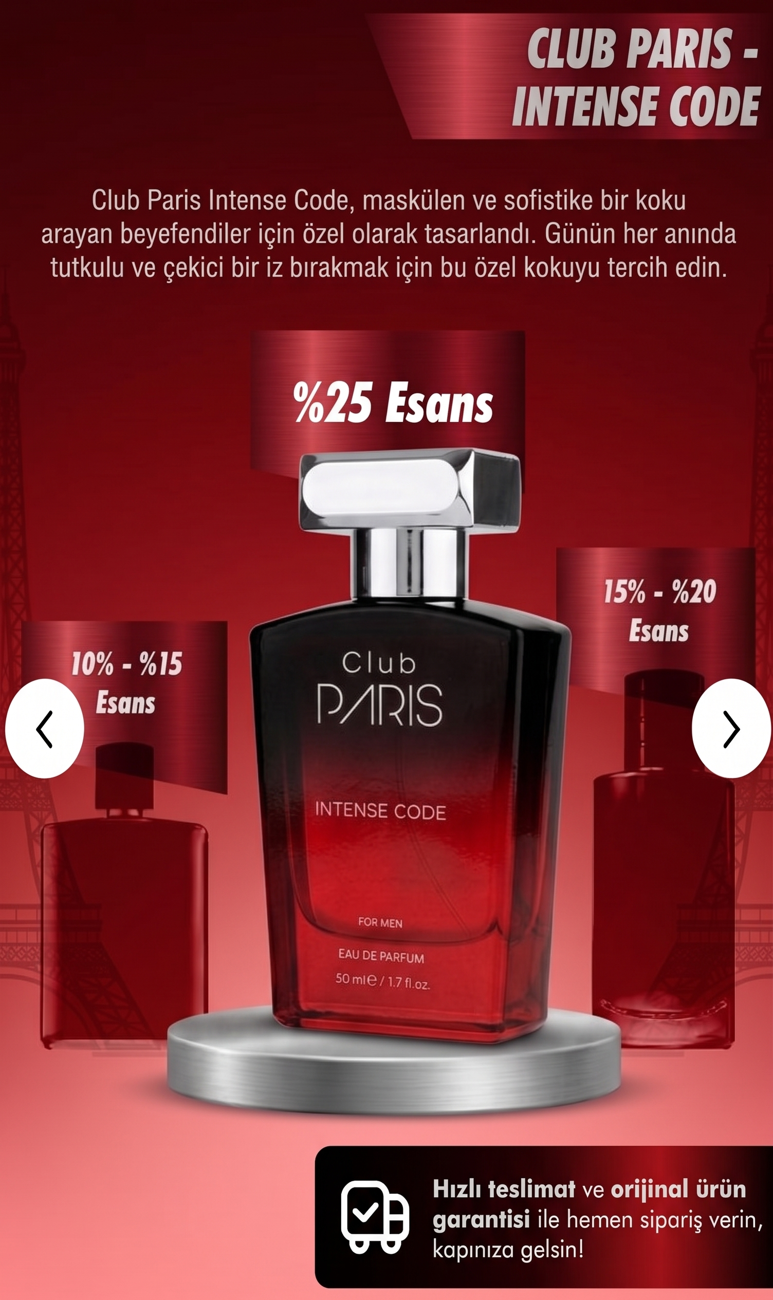 CLUB PARIS INTENSE CODE