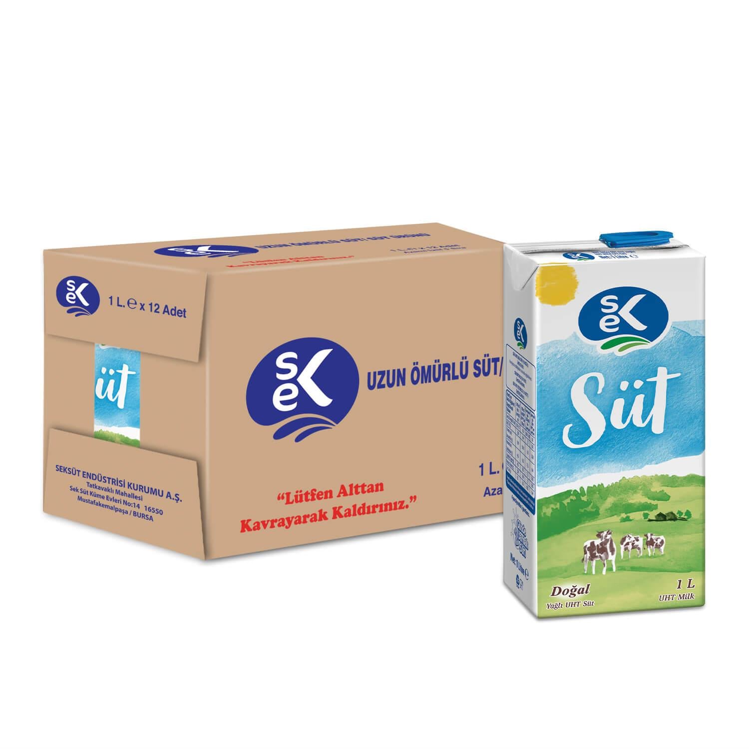 SEK %3 Yağlı Süt 1 L X 12
