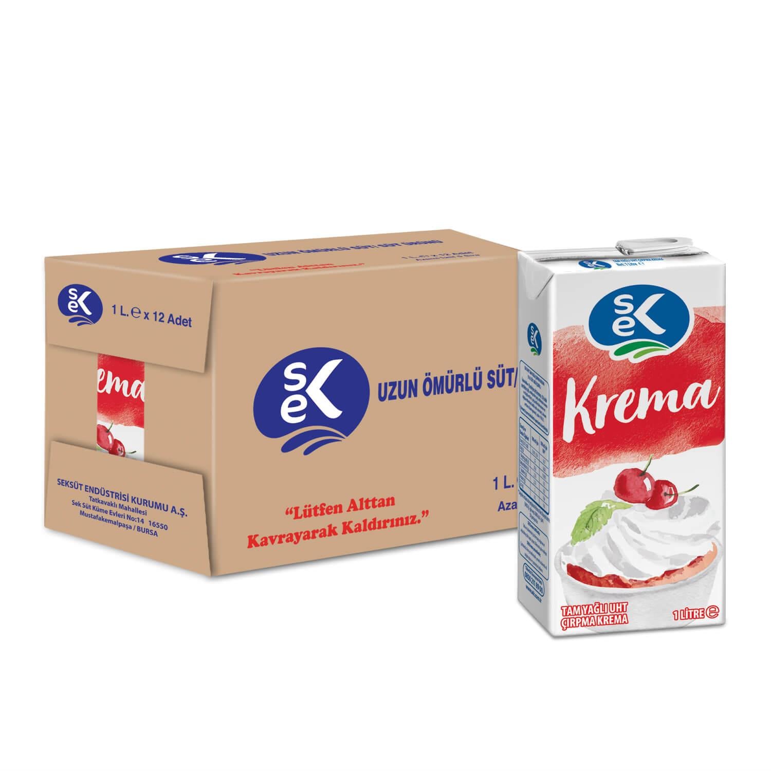 SEK %35 Yağlı Krema 1 L X 12