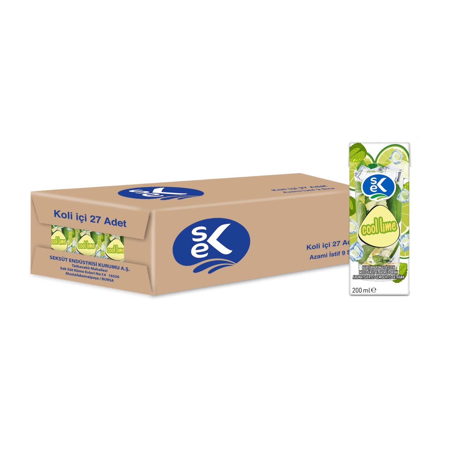  SEK Cool Lime 200  ML X 27