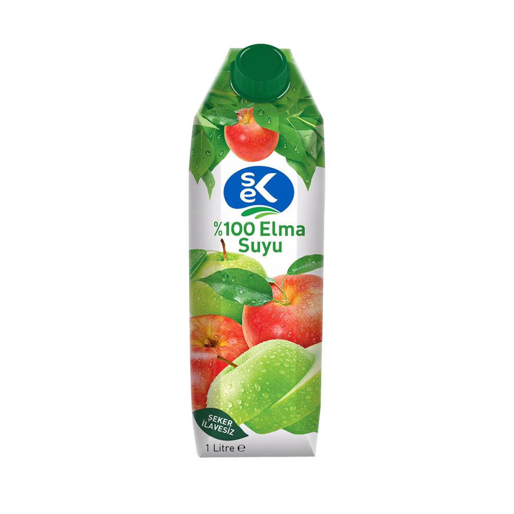 SEK %100 Elma Suyu 1 L X 12